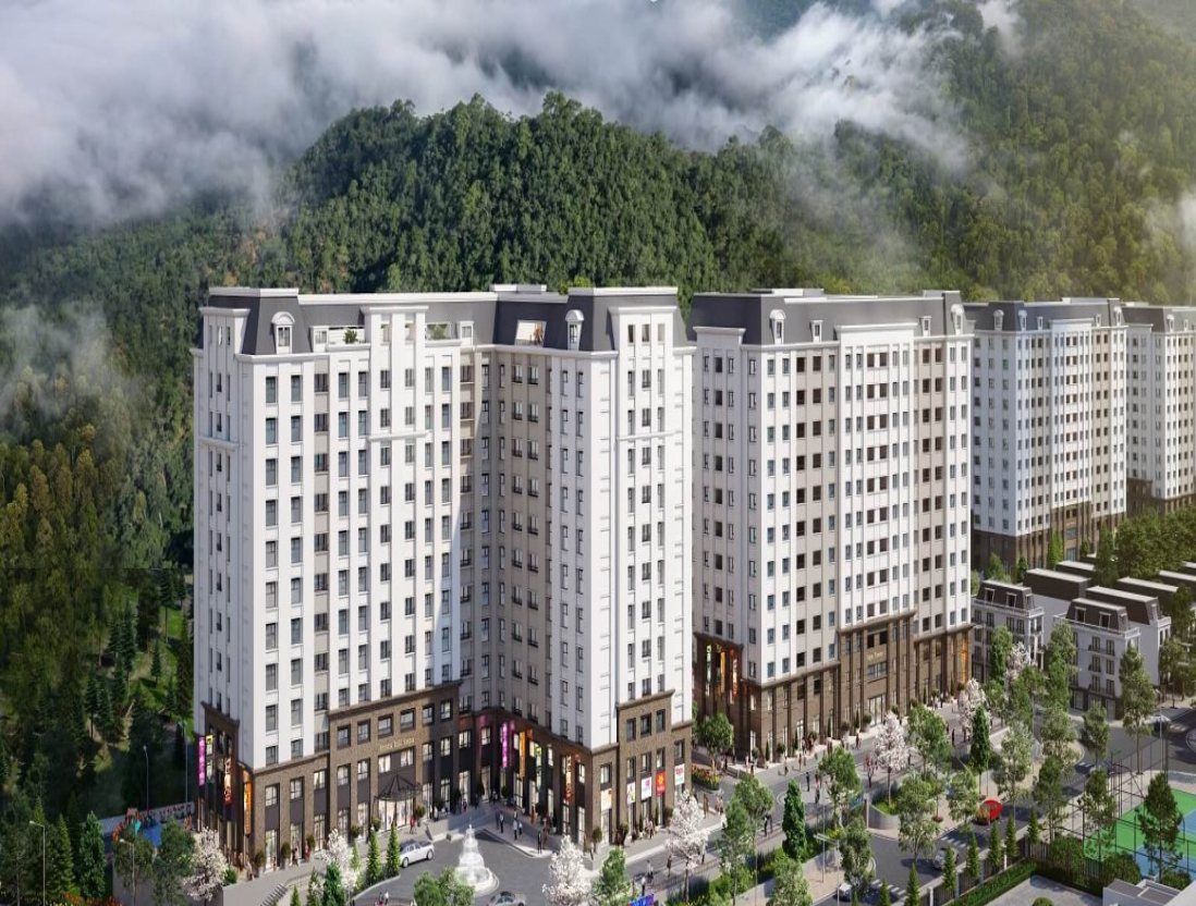 Phối cảnh nhà ở xã hội Sapa Irista Hill